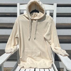 ☀️Reflex Tunic Oversized Hoodie Small in Cream